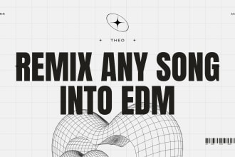 remix any song into edm dance music or any genre