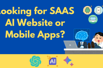 build ai saas website, ai apps for android and ios