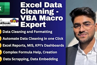 do excel data cleaning and formatting, excel data analysis