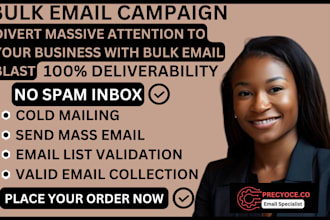send mass cold email, blast bulk email, email blast directly into inbox