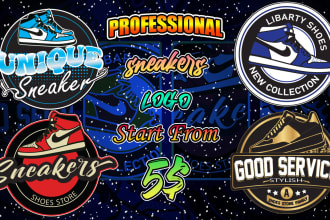 design custom, shoes, sneakers, and footwear logo