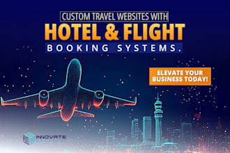 do a travel agency, tour booking website and integrate hotel, flight, gds API
