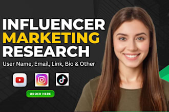 find the best youtube, instagram and tiktok influencer