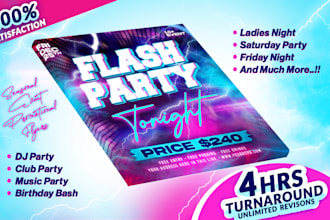 design professional flyers or posters for your business