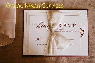 provide services for online nikah ceremony