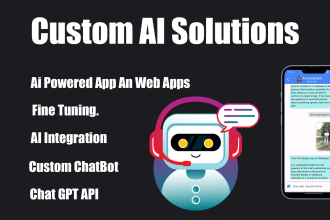 develop chatgpt 4o gemini ai chatbot app and llm fine tuning