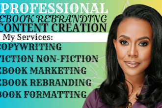 rebrand ebook online course, ebook proofreading, book editing and formatting