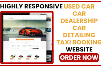 car dealership used car rentals detailing moving auto sale taxi booking website