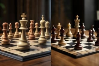 design miniature, card game art, chess game, chess, tabletop game, props, 40k