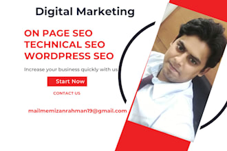 do SEO expert since 4 years, I also service on page