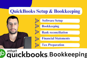do quickbooks setup, quickbooks clean up and quickbooks bookkeeping