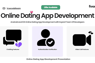build chat app, dating app, social media app, video chat app
