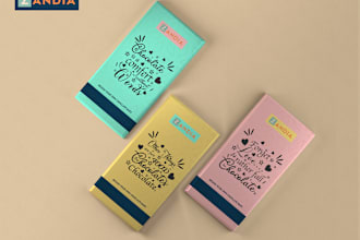 create product label and box packaging for your product