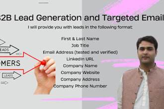 provide google maps scraping, b2b data extraction, and targeted email leads