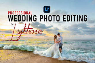 do editing  your wedding or event photos in lightroom