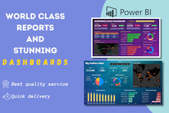 create interactive and stunning power bi dashboards and reports