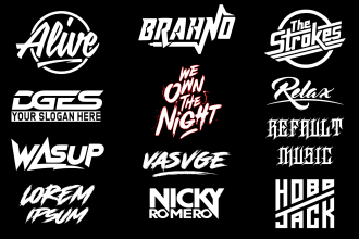 do typography hand lettering clothing brand urban streetwear t shirt logo