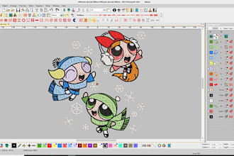 cartoon embroidery designs digitizing service provider