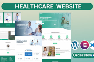 build your medical, healthcare, doctor, dental, and clinic website