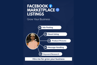 list products and services on the facebook marketplace