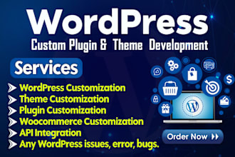 custom wordpress plugin theme customization fix wordpress error issue bug