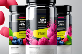 do supplement label design product packaging design