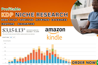 deliver KDP niche and keyword research, book titles, subtitles, categories
