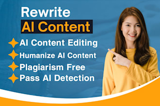 edit and rewrite your ai generated content to human