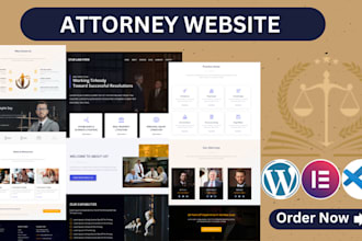 professionally design a lawyer website and a law firm website