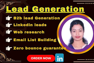 do highly targeted b2b linkedin lead generation with email finding