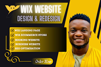 develop wix website design, wix website redesign, wix online store, wix seo