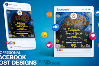 design creative instagram facebook post design
