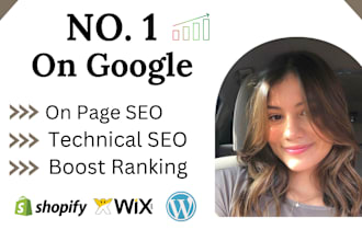 optimize your website seo for wix, shopify, wordpress, squarespace ranking