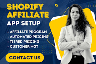 setup shopify affiliate marketing goaffpro uppromote bixgrow shopify affiliate