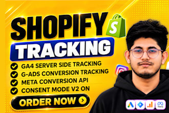 do shopify conversion tracking meta,tiktok,google ads server side tracking