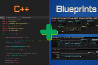 help you with cpp and blueprint code in unreal engine 4 and 5