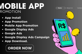 do organic mobile app promotion, app install, app promotion