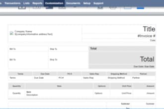 create an advanced PDF template or a custom template