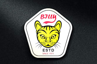 create 3d fantastic animal or pet logo design