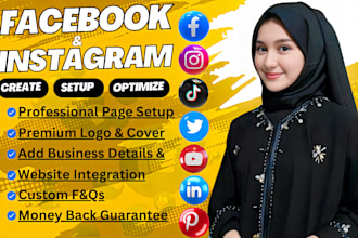 create and setup facebook business page