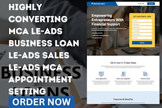 provide hot mca leads business loan leads sales leads appointment setting