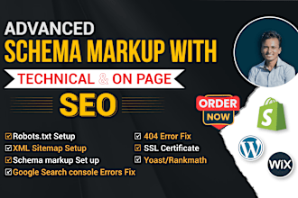 fix schema markup, rich snippets, structured data on wordpress, shopify, wix
