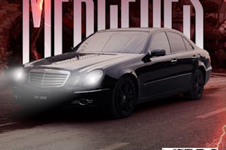 edit your car poster professionally