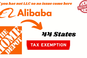 do alibaba and the home depot tax exempt for all states