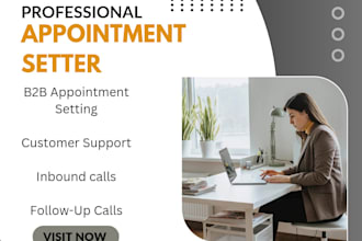 handle inbound calls and appointment setting professionally
