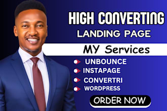 create landing page using unbounce, instapage, convertri, wordpress, wix