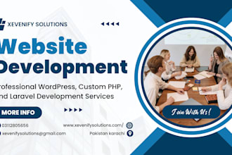 both frontend and backend development in PHP, wordpress, laravel