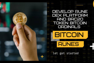 make bitcoin ordinals rune dex platform and brc20 token