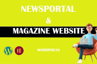 create your news portal and magazine blog website