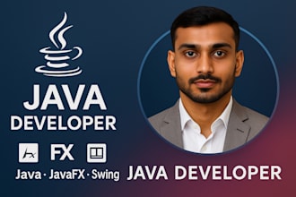 develop and debug java, javafx, and swing project as java developer